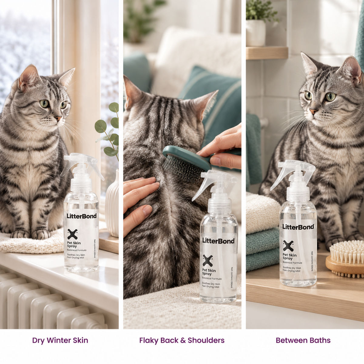 LitterBond Skin Care Spray 100 ml - three ways to use it