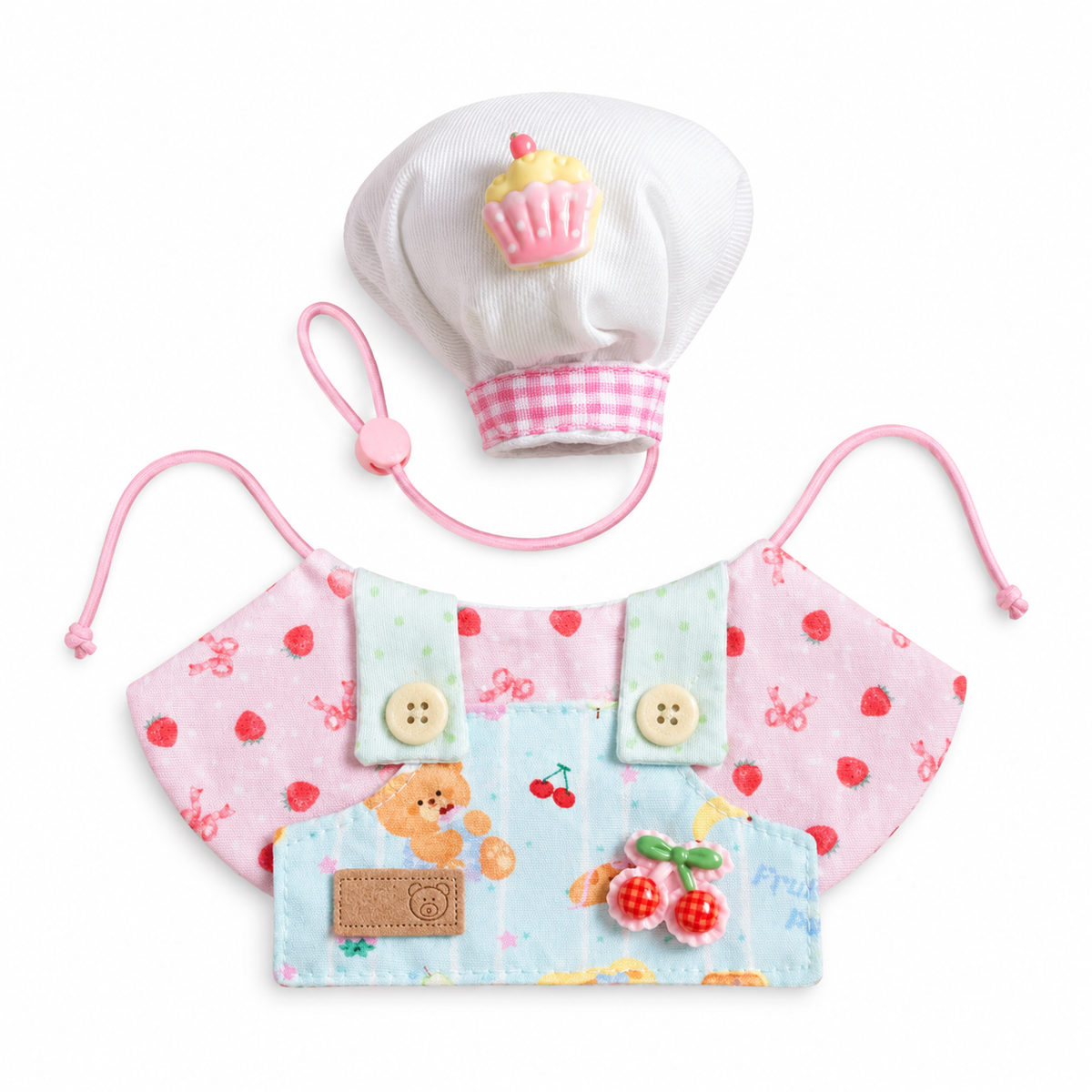 Chef Hat & Bib Options - Cherry Set