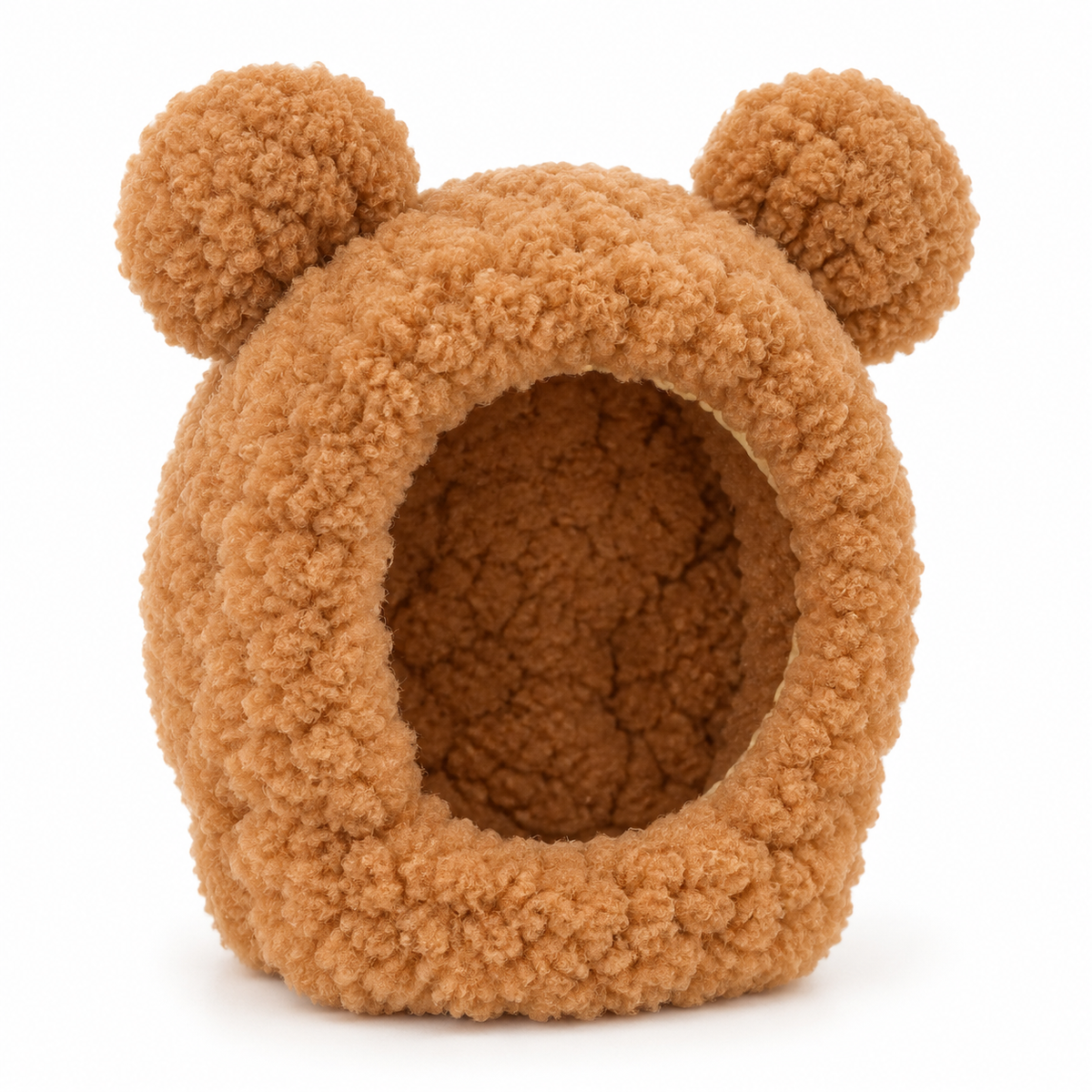 Plush Animal Hood - Brown Bear
