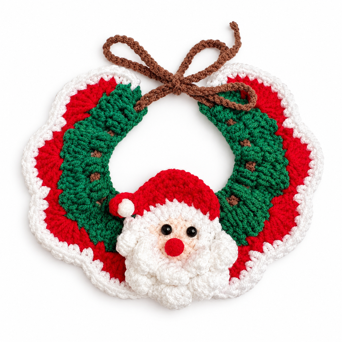 Santa, Reindeer & Lace Collar - Classic Santa
