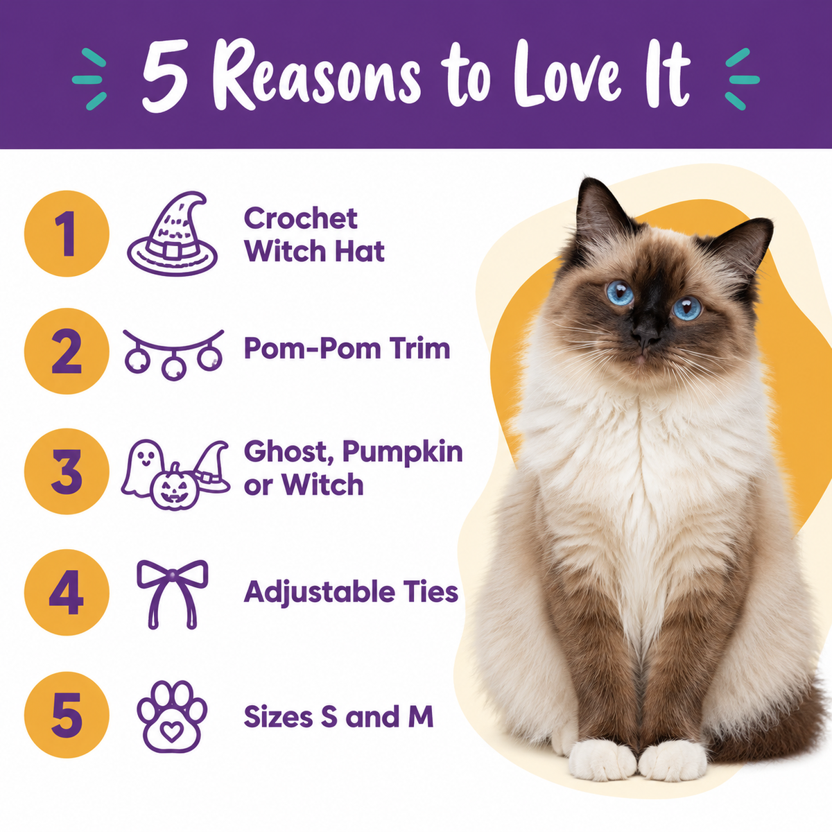 LitterBond Crochet Halloween Witch Hat - 5 reasons to love it