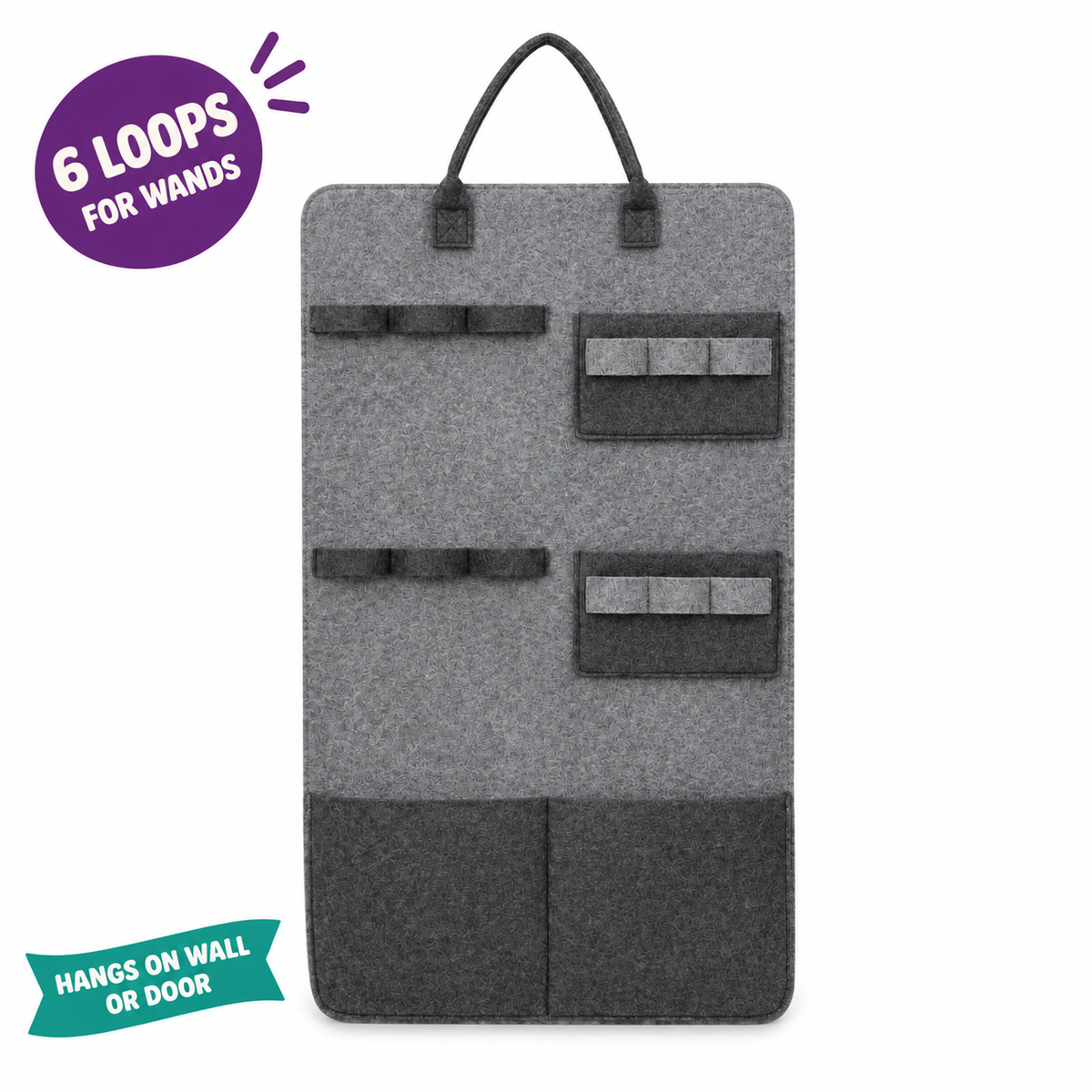 LitterBond Felt Wand Toy Organizer - key features
