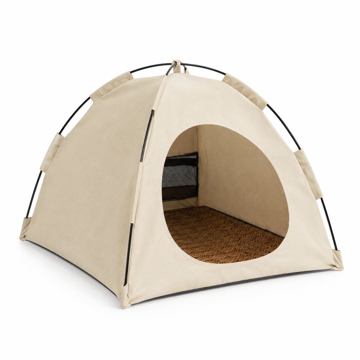 LitterBond Canvas Tent Bed on white background
