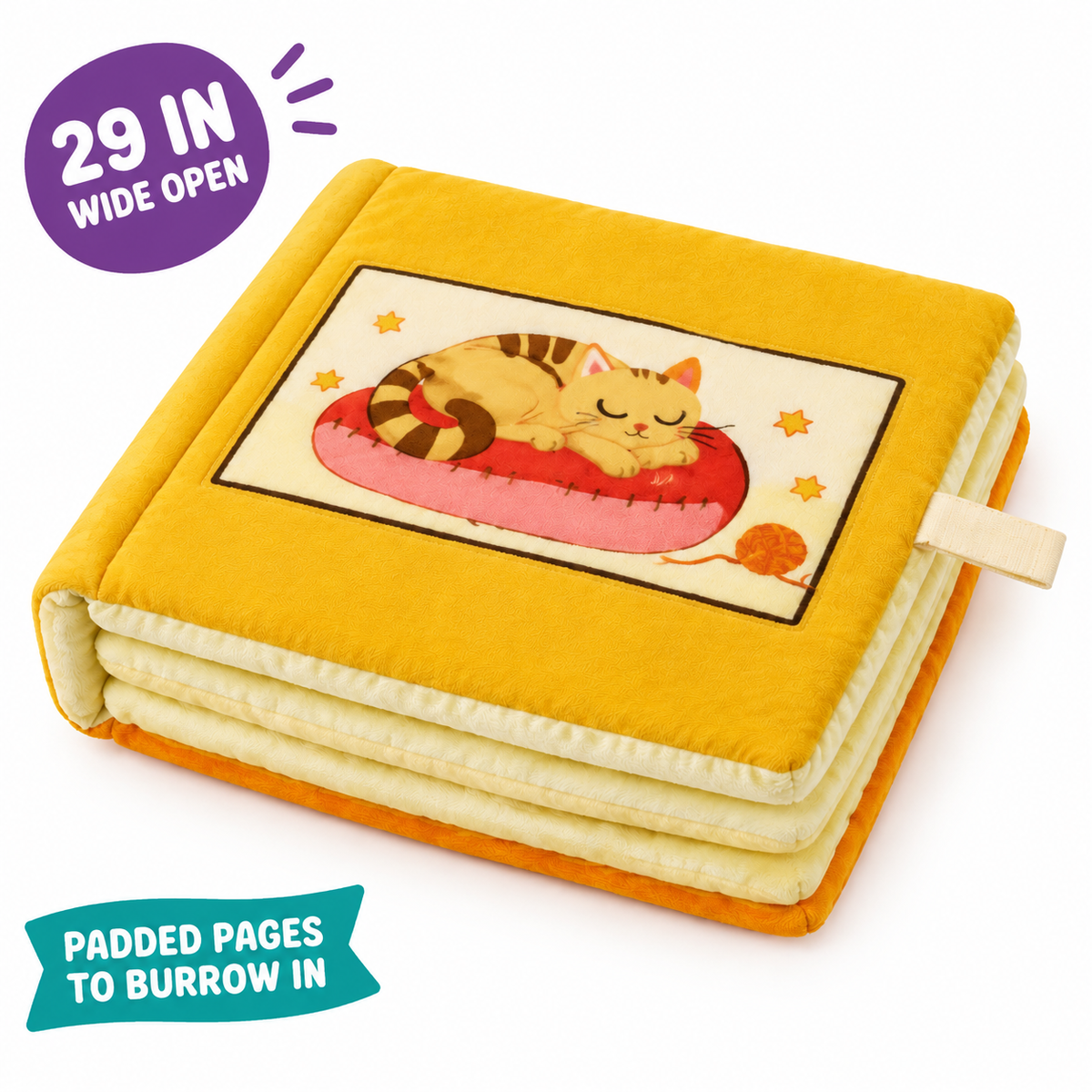 LitterBond Storybook Quilt Bed - key features