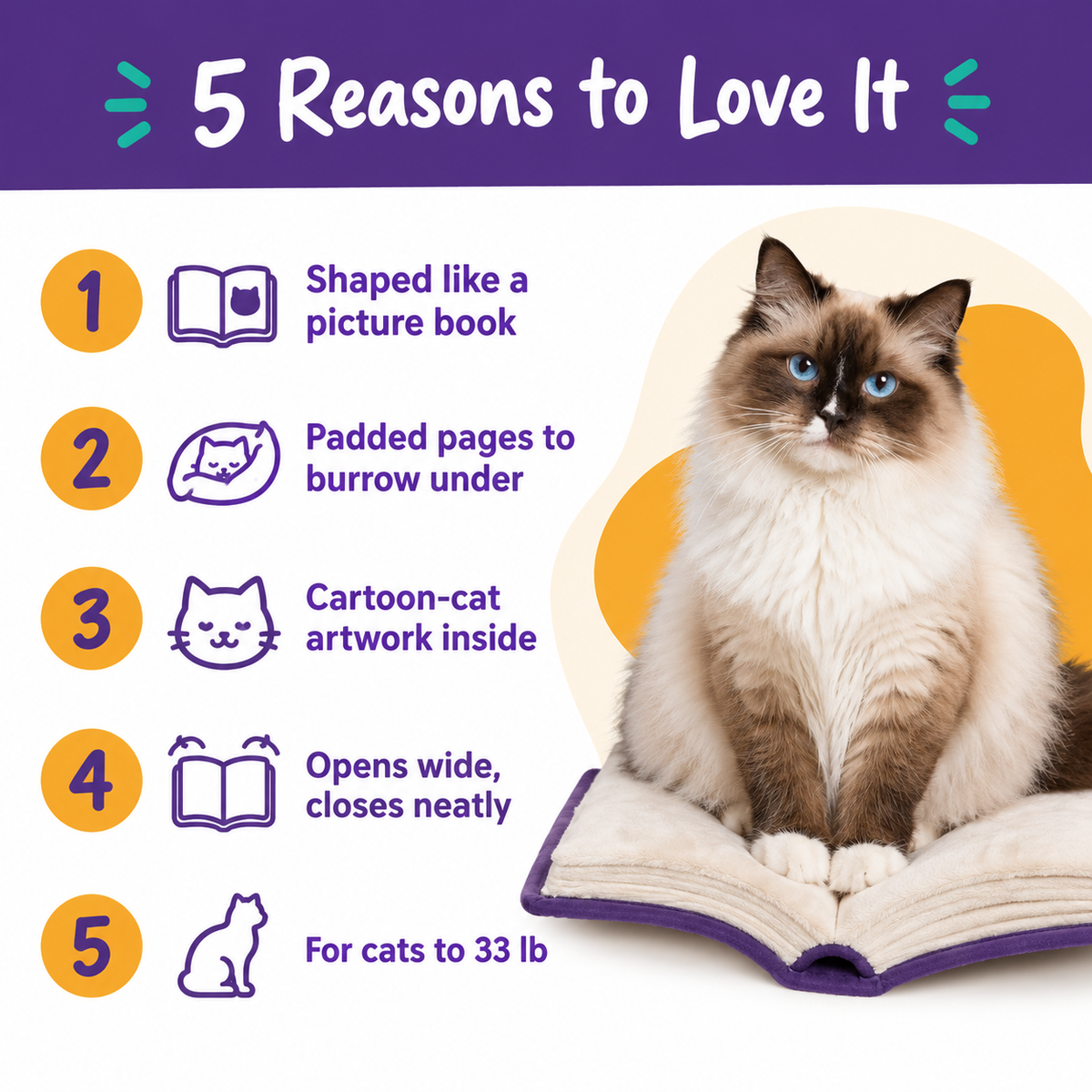 LitterBond Storybook Quilt Bed - 5 reasons to love it