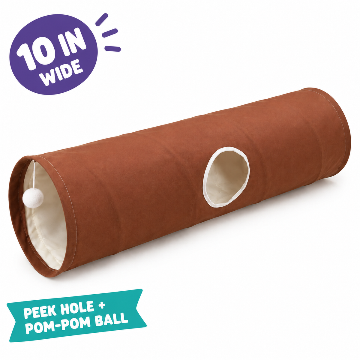 LitterBond Collapsible Play Tunnel - key features