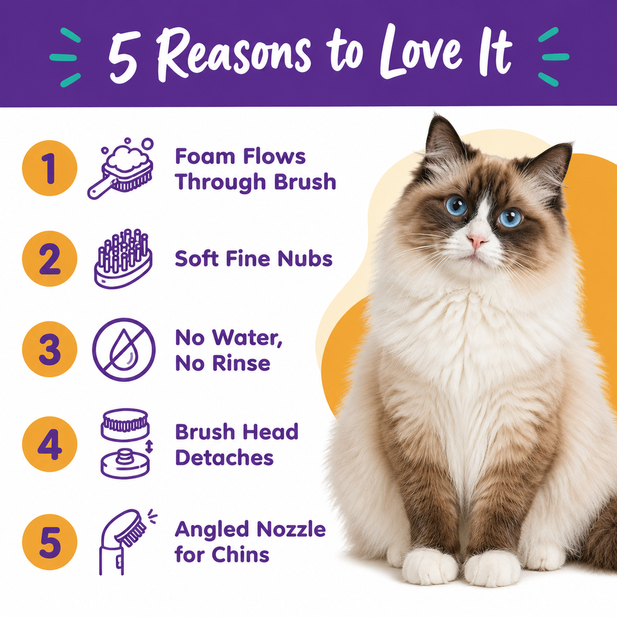 LitterBond Chin Cleansing Foam 120 ml - 5 reasons to love it
