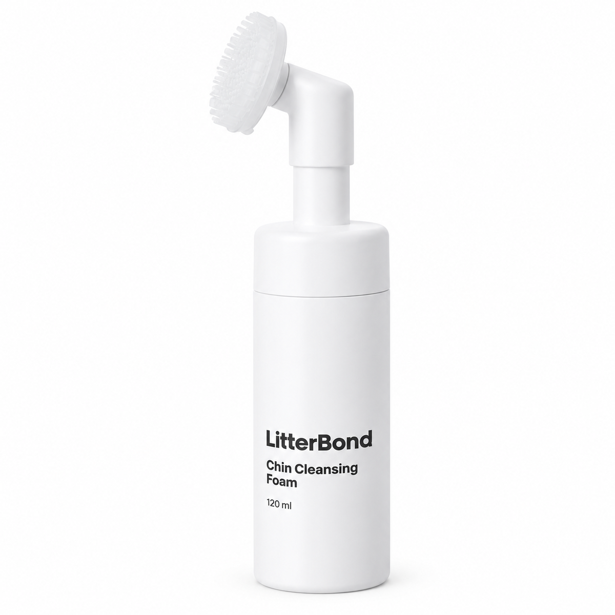 LitterBond Chin Cleansing Foam 120 ml on white background