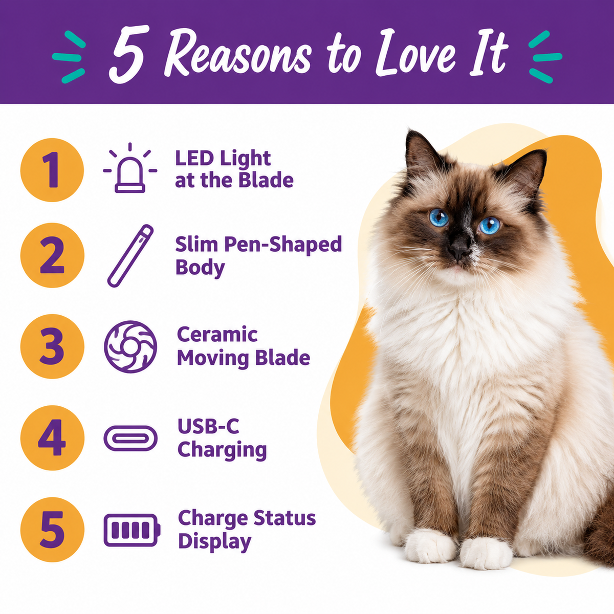 LitterBond LED Paw Trimmer - 5 reasons to love it