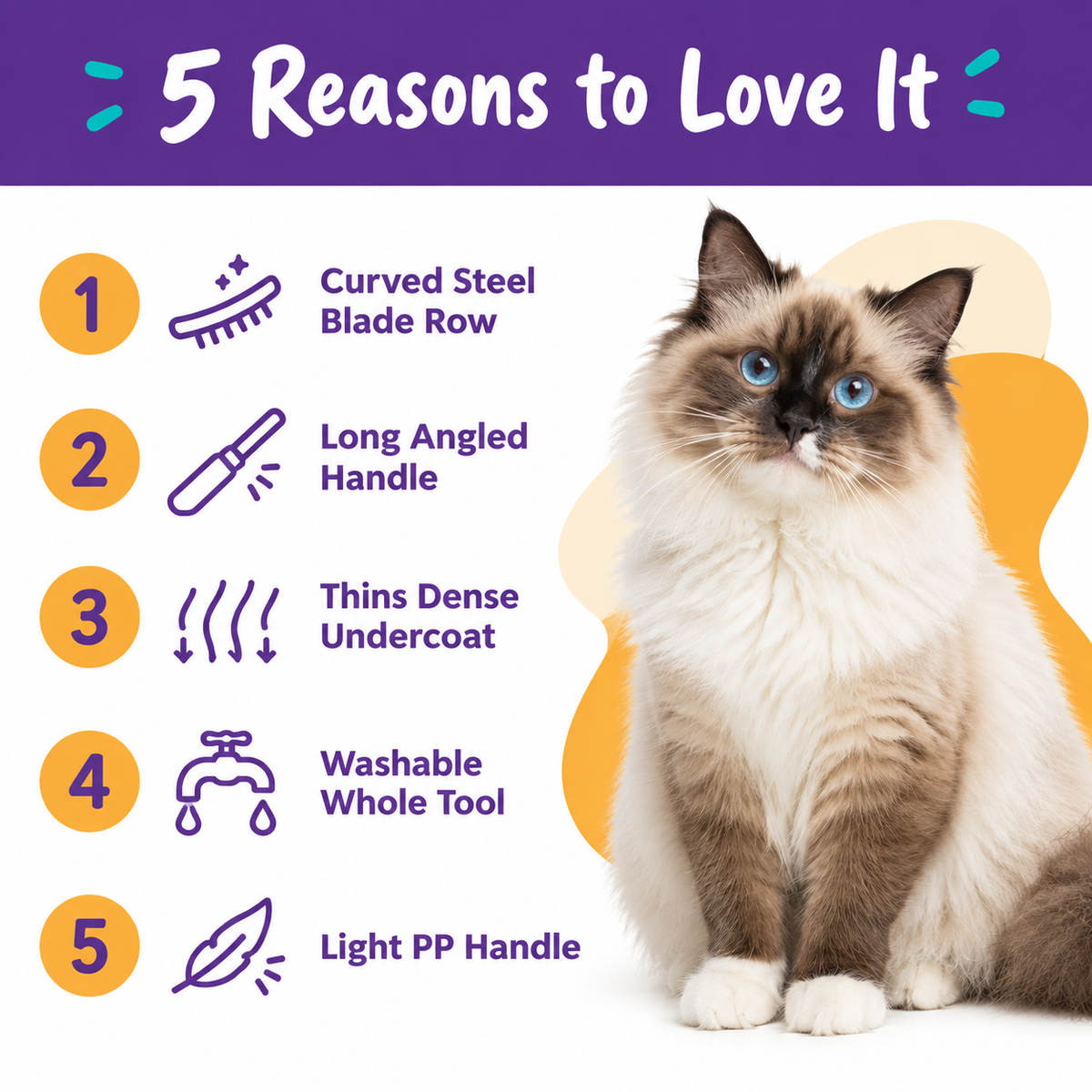 LitterBond Dematting Comb - 5 reasons to love it