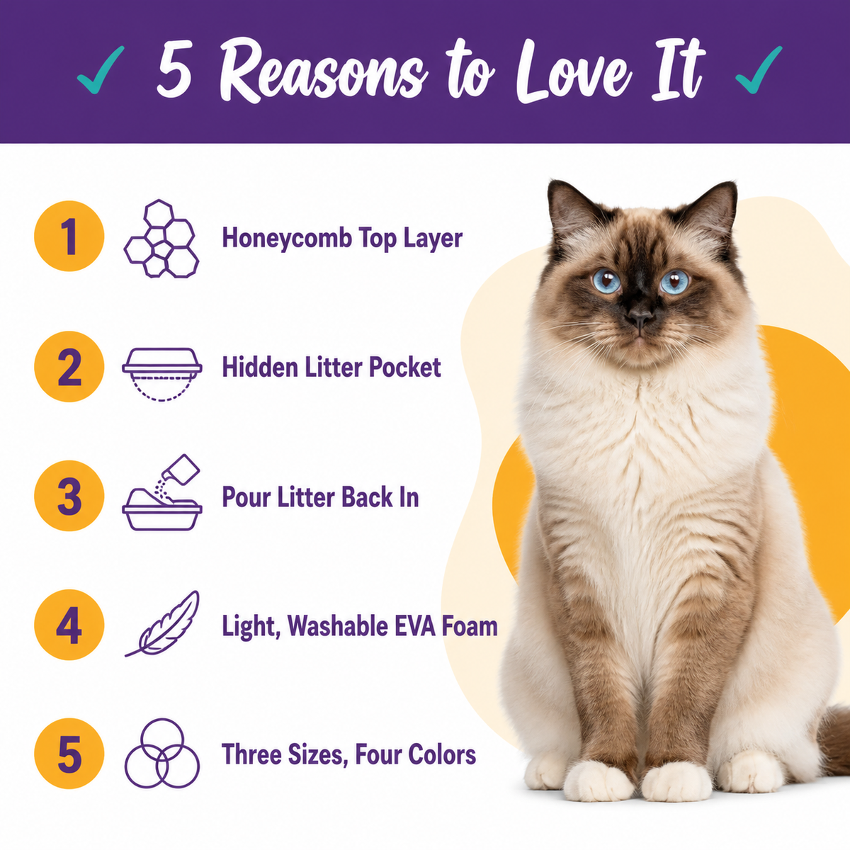LitterBond Double-Layer Litter Mat - 5 reasons to love it