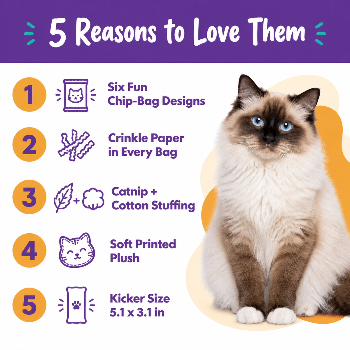 5 reasons to love LitterBond Crinkle Chip Bag Kickers