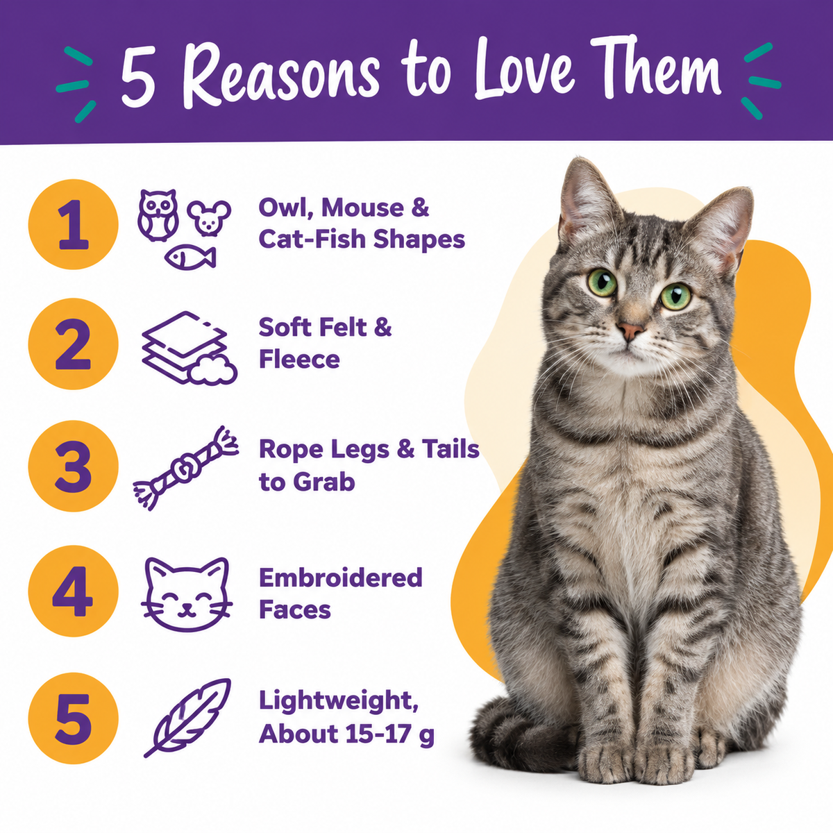 5 reasons to love LitterBond Rustic Felt Critter Toys
