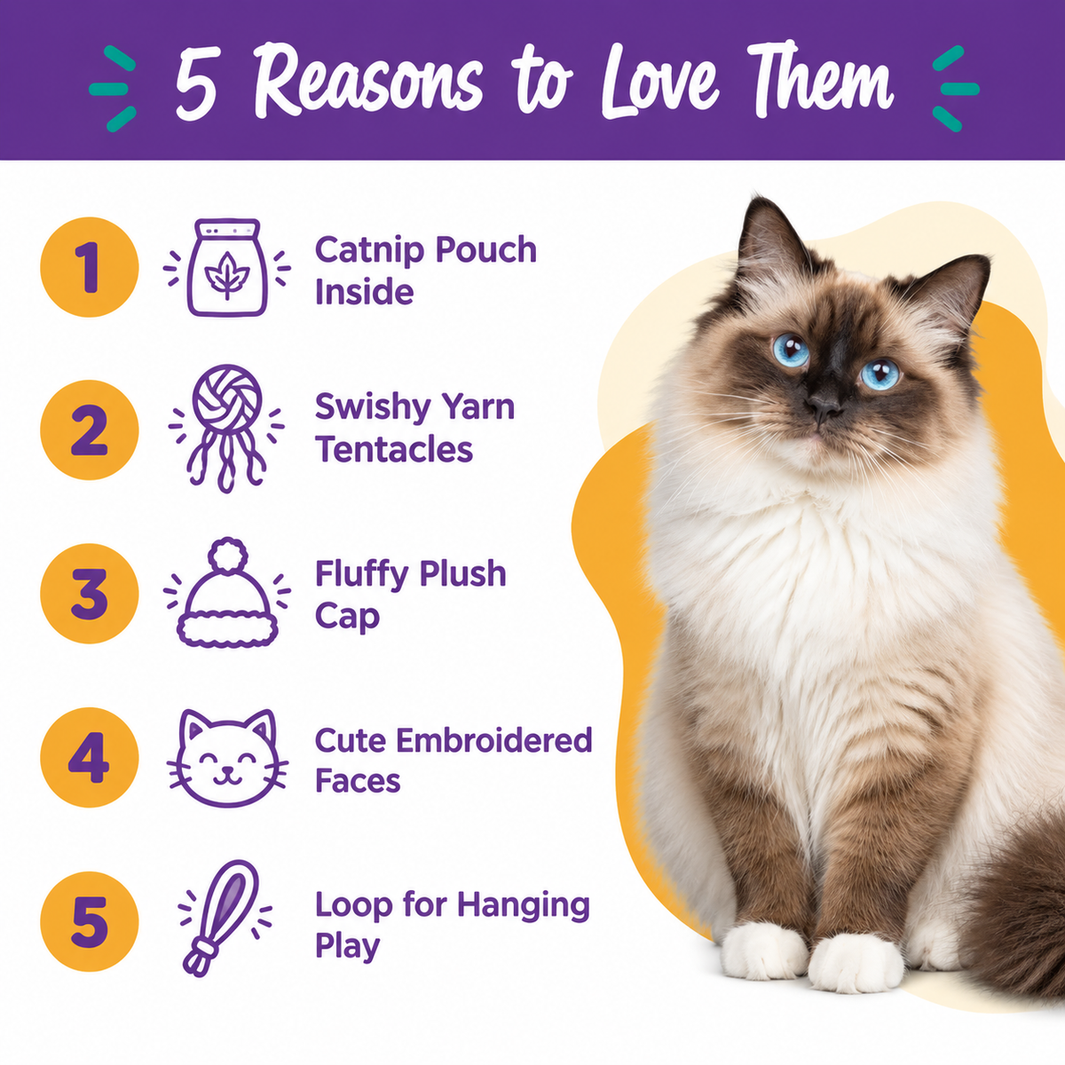 5 reasons to love LitterBond Fluffy Catnip Jellyfish