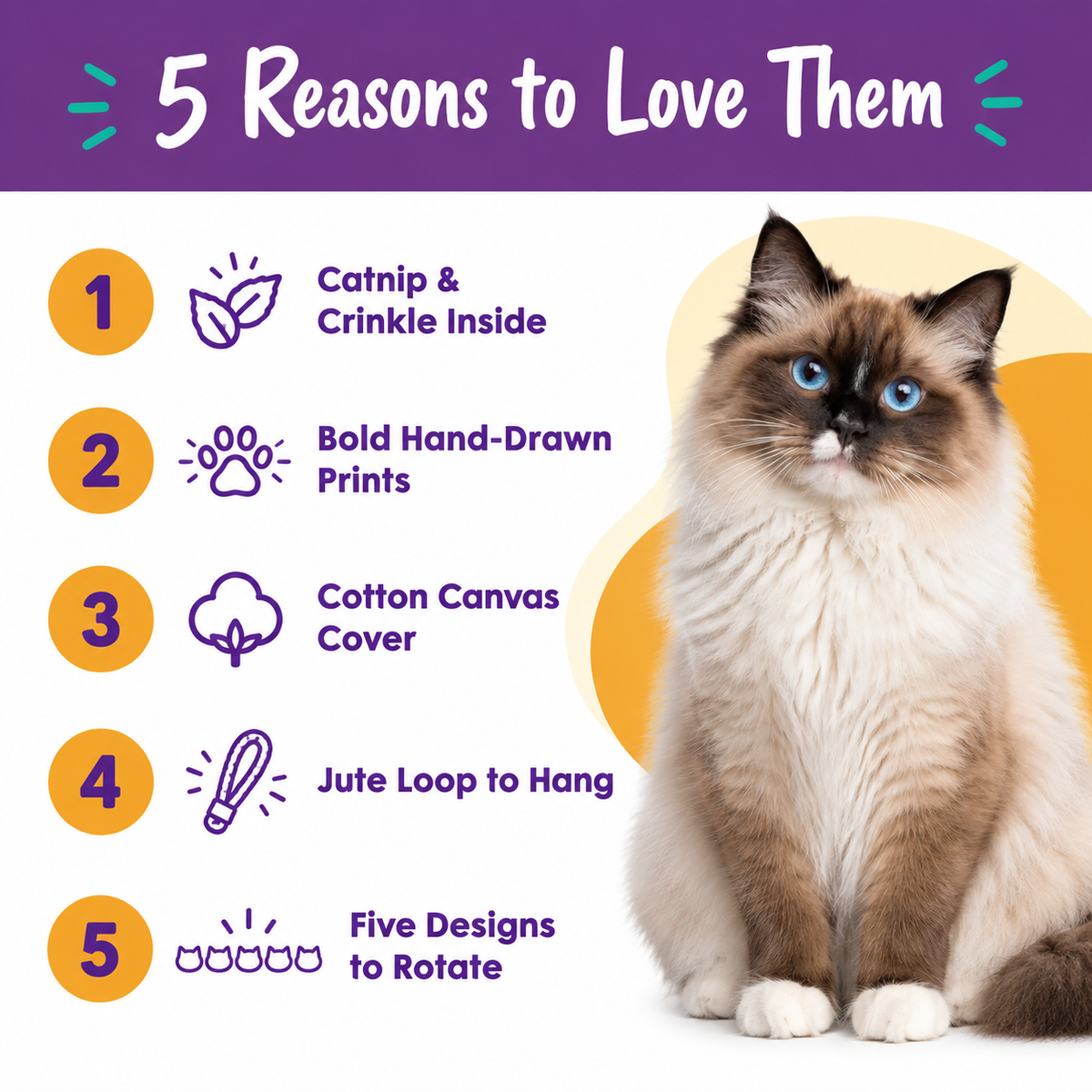 5 reasons to love LitterBond Ink Sketch Catnip Fish
