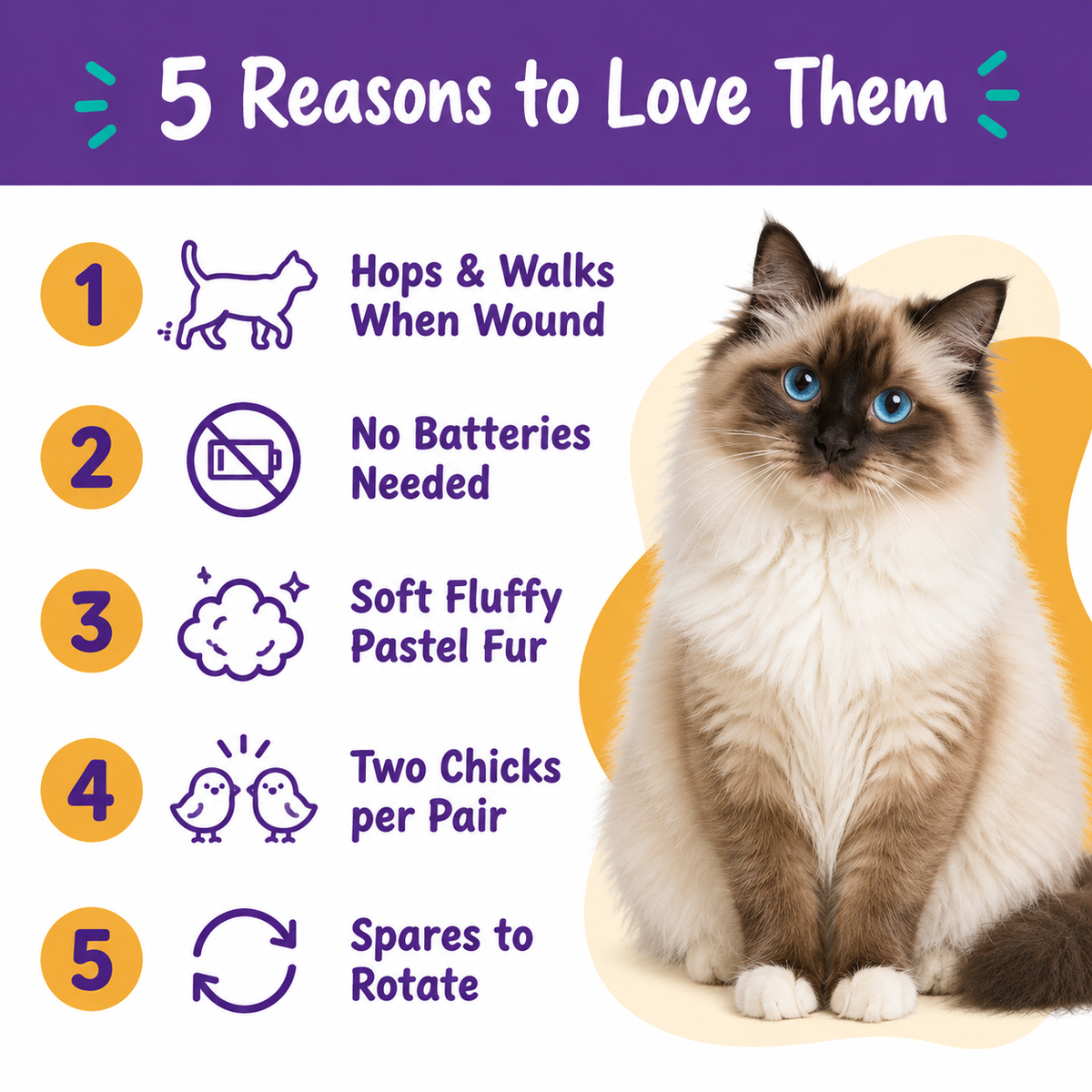 5 reasons to love LitterBond Fluffy Wind-Up Chicks