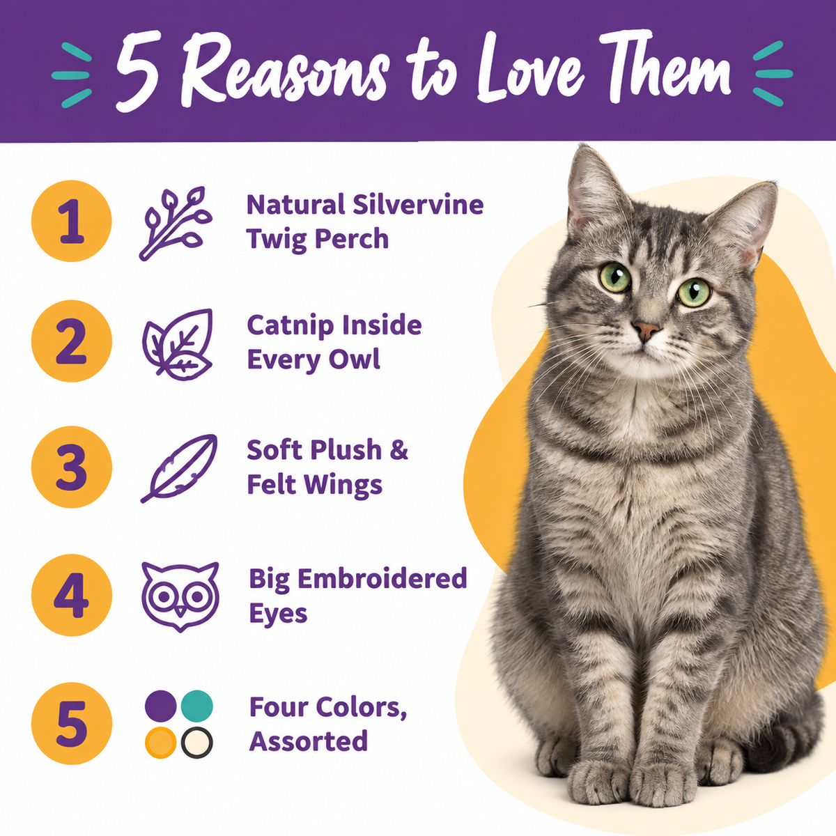 5 reasons to love LitterBond Owls on Silvervine Perches