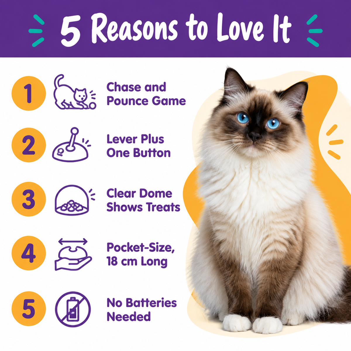 LitterBond Pastel Pocket Treat Launcher - 5 reasons to love it
