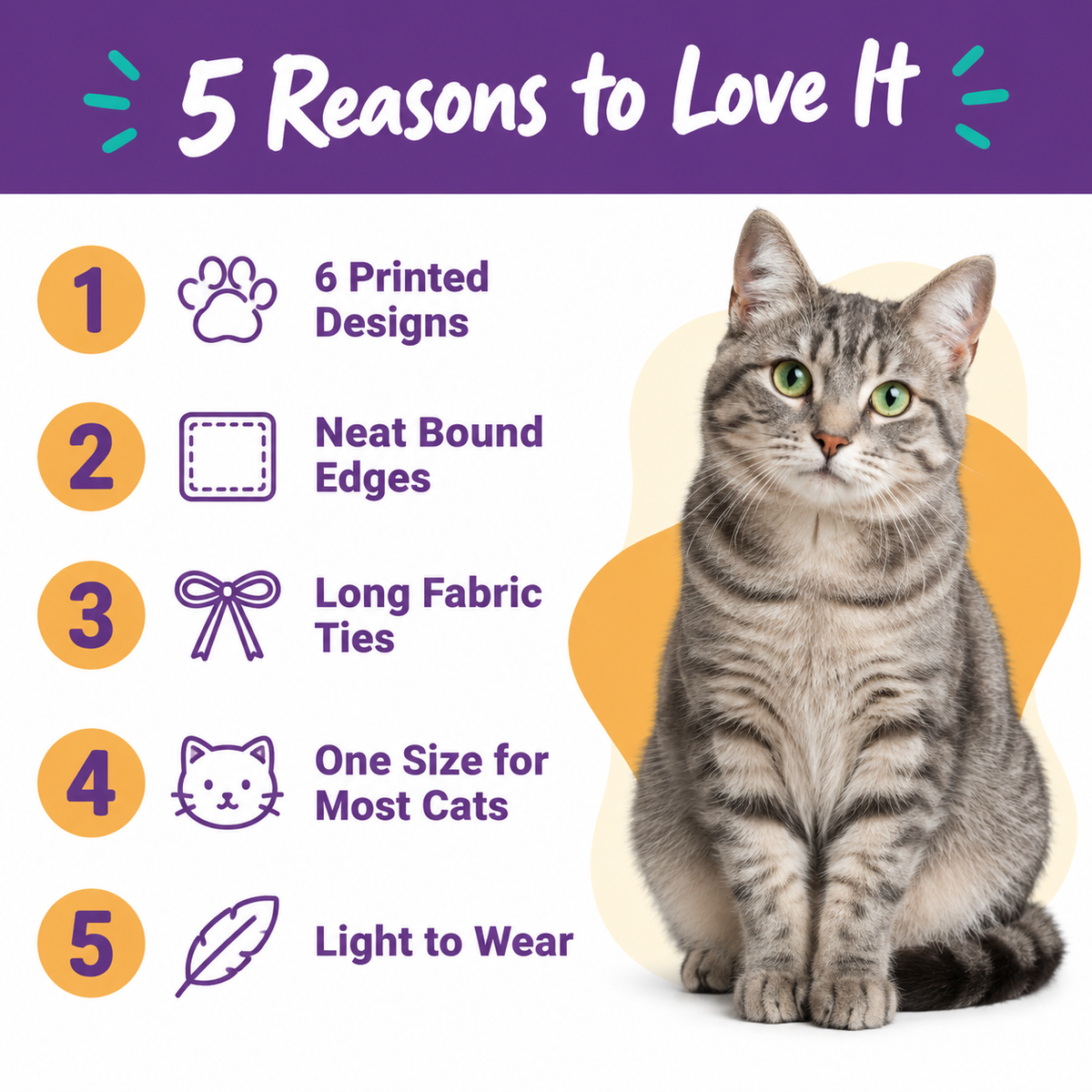 5 reasons to love the LitterBond Printed Halloween Bib